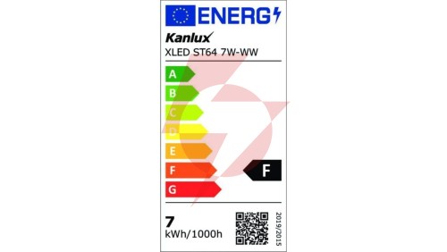 Żarówka LED E27 XLED ST64 7W-WW 725lm 2700K barwa ciepła 29637