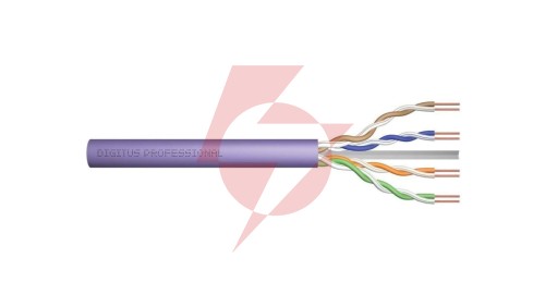 Kabel teleinformatyczny U/UTP kat. 6 LS0H drut fioletowy B2ca DK-1616-VH-5 /500m/