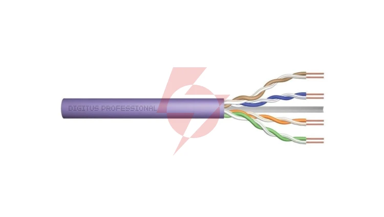Kabel teleinformatyczny U/UTP kat. 6 LS0H drut fioletowy B2ca DK-1616-VH-5 /500m/
