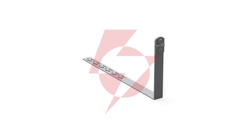 Uchwyt drutu odgromowego pod dachówkę L-330/z zaczepami/skr 10.2/Z/S OG /91003002/