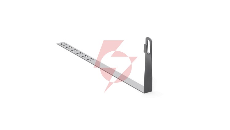 Uchwyt pod dachówkę L-450mm H-150mm ocynk skręcony z zaczepem 11.4/Z OG /91102602/