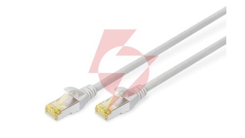 Patchcord RJ45/RJ45 S/FTP kat. 6A 1m AWG 27/7 LS0H szary DK-1644-A-010