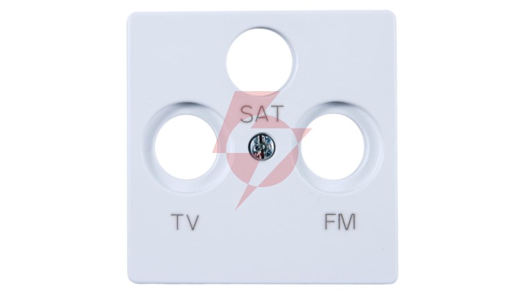 Simon 82 Pokrywa gniazda antenowego RD/TV/SAT biała 82037-30