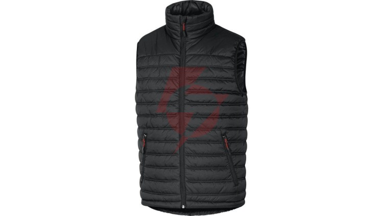 Kamizelka puchowa z poliamidu Ripstop powlekanego Pu kolor czarny rozmiar L GDOONNRGT