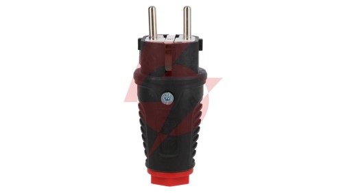Wtyczka gumowa 16A 2P+Z 230V SCHUKO VDE IP54 /guma-poliamid/ TAURUS2 0511-sr