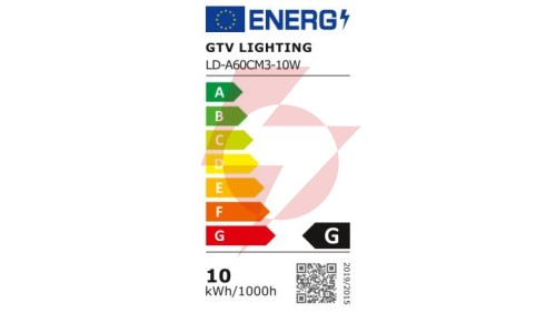 Żarówka LED E27 A60 10W 810lm 3000K z czuj. mikrofal. i zmierzAC220-240V 200st. LD-A60CM3-10W