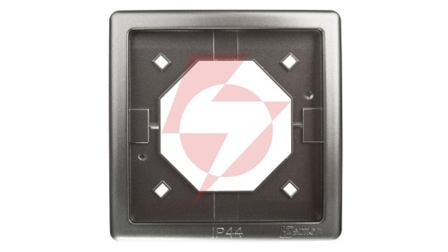 Simon Basic Standard Ramka bryzgoszczelna pojedyncza IP44 z uszczelką stal inox BMR1B/21