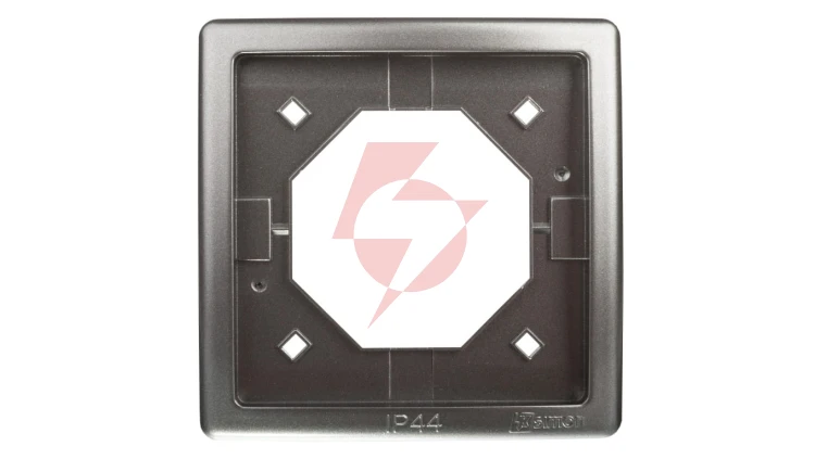 Simon Basic Standard Ramka bryzgoszczelna pojedyncza IP44 z uszczelką stal inox BMR1B/21