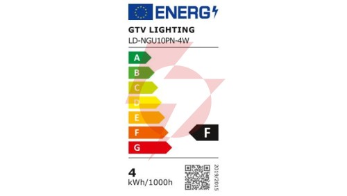 Żarówka LED GU10 4W 300lm 4000K AC180-250V 120st. LD-NGU10PN-4W
