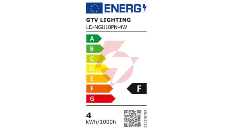 Żarówka LED GU10 4W 300lm 4000K AC180-250V 120st. LD-NGU10PN-4W