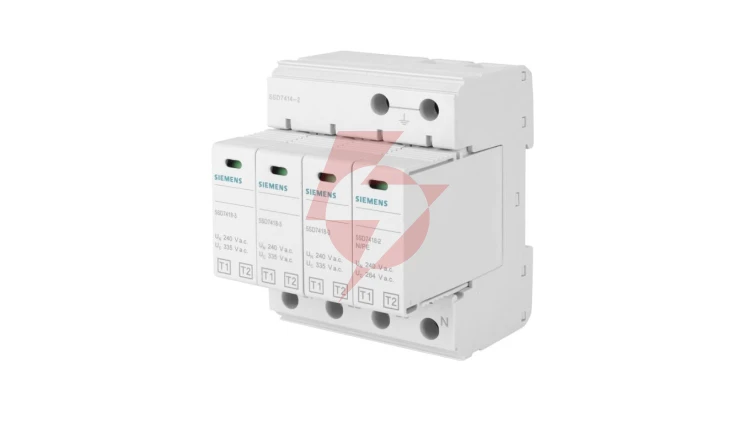Ogranicznik przepięć Typ T1+T2 3P+N Uc 335V 12,5kA TN-S SENTRON 5SD7414-2