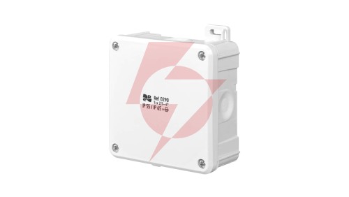 Puszka hermetyczna n/t 2K 98x98x46mm pusta IP55/IP65 biała 0290-00