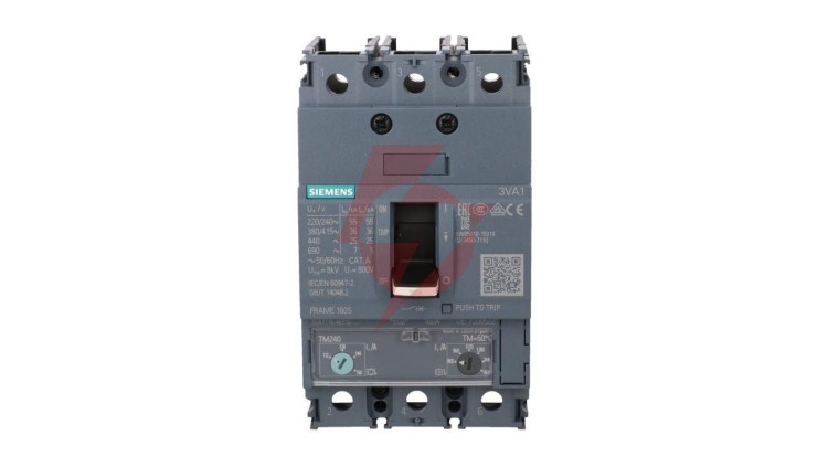 Wyłącznik mocy 3P 160A Icu 36kA 415V AC wyzwalacz TM240 LI przyłącza śrubowe 3VA1116-4EF32-0AA0