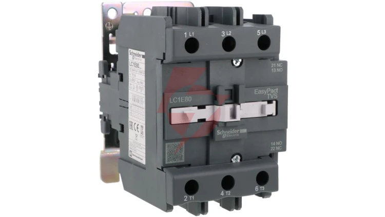 Stycznik mocy Easy TeSys Control AC-3, 80A, 3P (1NO 1NC), cewka 230V AC, 50/60Hz LC1E80P7
