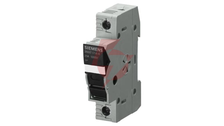 Podstawa bezpiecznikowa do wkł. cylindrycznych 10x38mm 25A 1000V 1P z diodą sygnalizacyjną PV 3NW7014-4