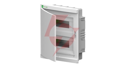 Rozdzielnica modułowa Elegant 2x12 podtynkowa IP40 PE+N drzwi białe 2435-00