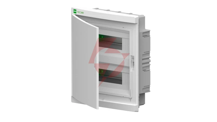 Rozdzielnica modułowa Elegant 2x12 podtynkowa IP40 PE+N drzwi białe 2435-00