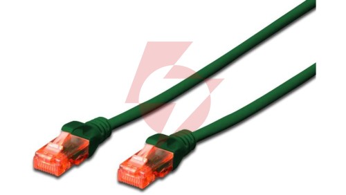 Kabel krosowy (Patch Cord) U/UTP kat. 6 zielony 5m DK-1612-050/G