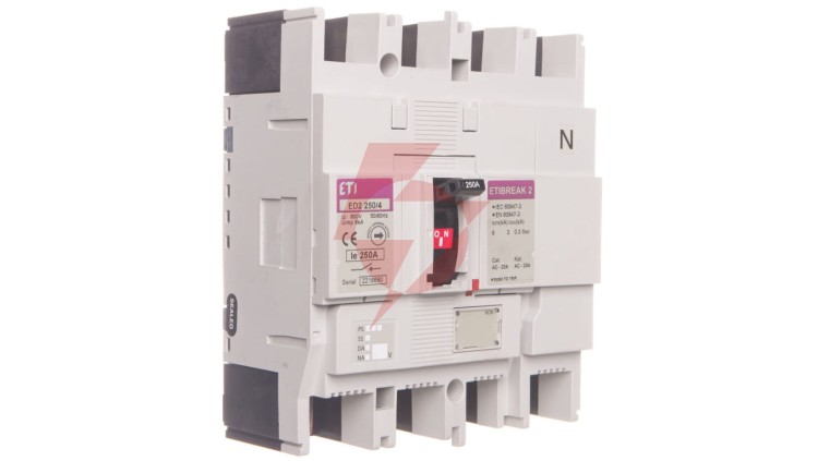Rozłącznik izolacyjny 4P 250A 6kA ED2 250/4 004671278