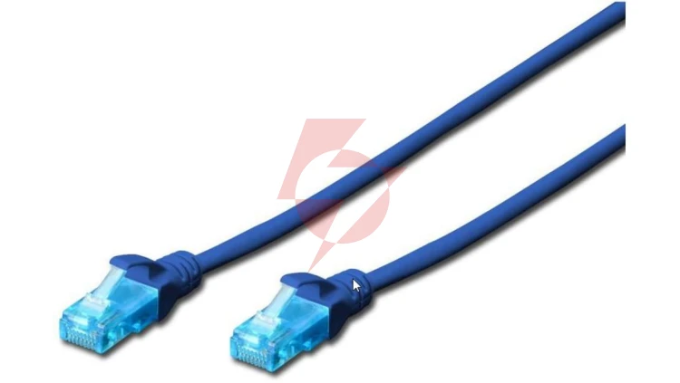 Kabel krosowy (Patch Cord) U/UTP kat. 5e niebieski 5m DK-1512-050/B