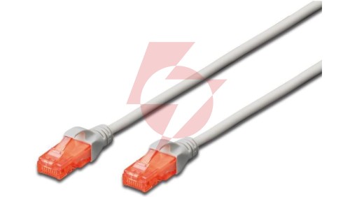 Kabel krosowy (Patch Cord) U/UTP kat. 6 szary 10m DK-1612-100