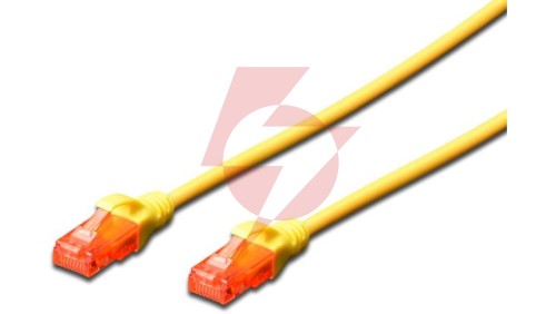 Kabel krosowy (Patch Cord) U/UTP kat. 6 żółty 5m DK-1612-050/Y