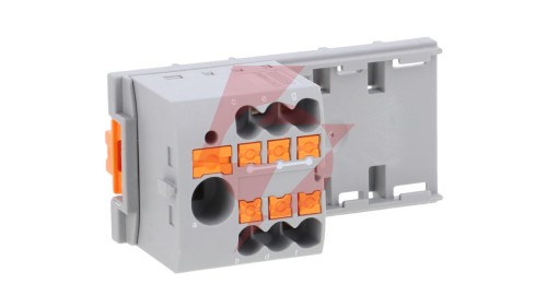 Blok rozdzielczy PTFIX 6/6X2,5-NS35 GY, szare złącze przemysłowe - 6 punktów przyłączeniowych o przekroju 2,5mm2
