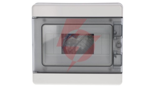 Rozdzielnica modułowa PV 1x8 natynkowa drzwi transp. seria 620 IP65 200x180x100 szyna N+PE szara EC62008E