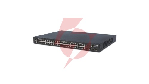Switch 48-portowy zarządzalny Gigabit RJ45 4x SFP