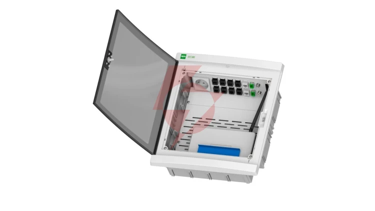 Rozdzielnica multimedialna Elegant 2x12 podtynkowa IP40 N+PE drzwi dymne 2435-21