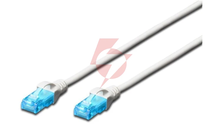 Kabel krosowy (Patch Cord) U/UTP kat. 5e biały 0,5m DK-1512-005/WH