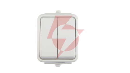 Cedar Łącznik świecznikowy hermetyczny IP44 10A biały WNt-500C01 WNT500C01