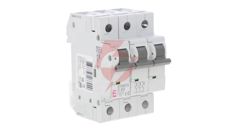 Wyłącznik nadprądowy 3P C 63A 6kA AC ETIMAT 6 002145522