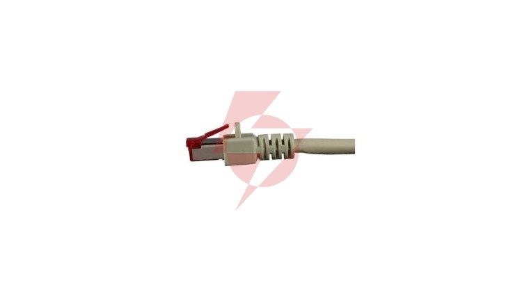 Patchcord SFTP 0,5m Cat.6 LSZH szary