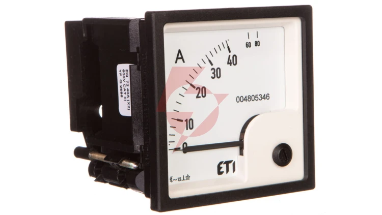 Amperomierz analogowy tablicowy 40A klasa 1,5 72x72mm EQ72 004805346