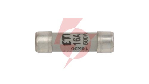 Wkładka bezpiecznikowa cylindryczna 10x38mm 16A GG 500V HPC 013316