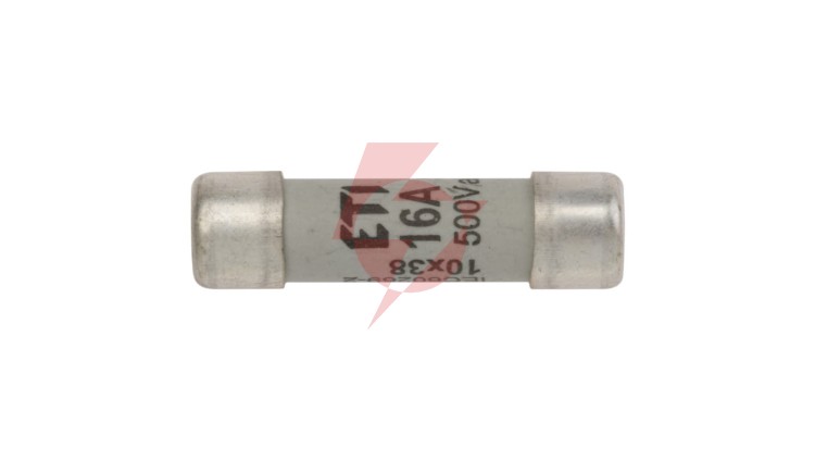 Wkładka bezpiecznikowa cylindryczna 10x38mm 16A GG 500V HPC 013316