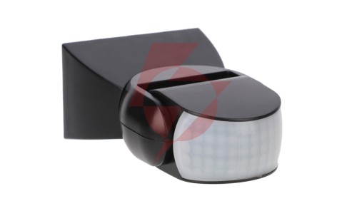Czujnik ruchu 360/180st. 2 sensory IP65 1200W czarny 5 lat gwarancji OR-CR-254/B