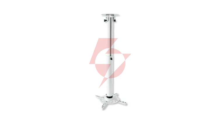 Uchwyt sufitowy do projektora 50-77CM 15KG Biały Uniwersalny ICA-PM 104MW