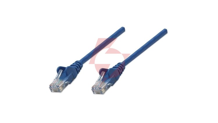 Patch Cord Cat6 UTP 1,0M Niebieski 100 Miedź 342575