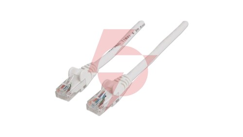 Patchcord Cat6 UTP 3,0M Biały 100 Miedź ICOC U6-6U-030-WH