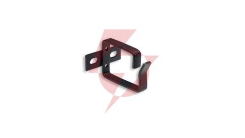 Pojedynczy uchwyt organizer kabli do szaf rack 19, czarny 919586