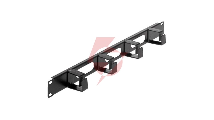 Organizer kabli 4 uchwyty 45X60 1U Rack 19 711050