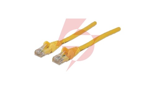 Patch Cord Cat6 UTP 1,0M Żółty 100 Miedź 342346