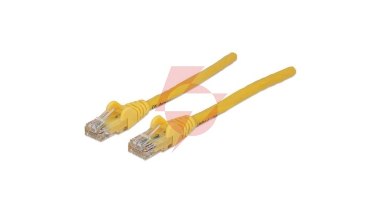 Patch Cord Cat6 UTP 1,0M Żółty 100 Miedź 342346