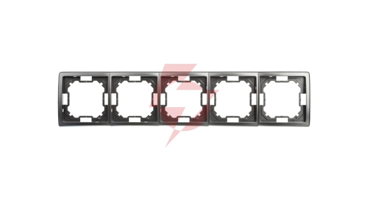 Simon Basic Standard Ramka pięciokrotna uniwersalna stal inox BMR5/21