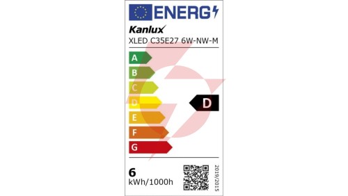 Żarówka LED E27 XLED C35 6W-NW-M 810lm 4000K barwa neutralna 29647