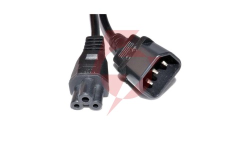 Przedłużacz kabel Zasilania C14 Na C5 1.8M Czarny ICOC 15-NC