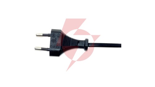 Kabel Zasilający Audio Ósemka Euro na C7 1,8m Czarny