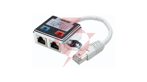 Adapter Rozgałęziacz LAN RJ45 / 2x RJ45 Ekranowany FTP